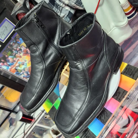 Aldo | Shoes | Aldo Black Classic Laceup Boots | Poshmark display picture 2